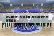 2024欧洲杯全部赛程,2024欧洲杯全部赛程表