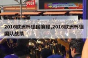 2016欧洲杯德国赛程,2016欧洲杯德国队战绩